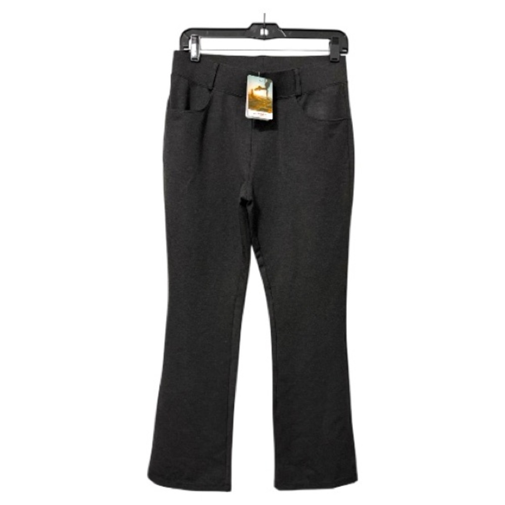 Willit Women's Bootcut Pull-On Pants Medium Gray Stretch 29" Inseam NWT